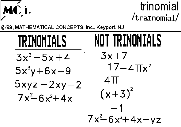 trinomial