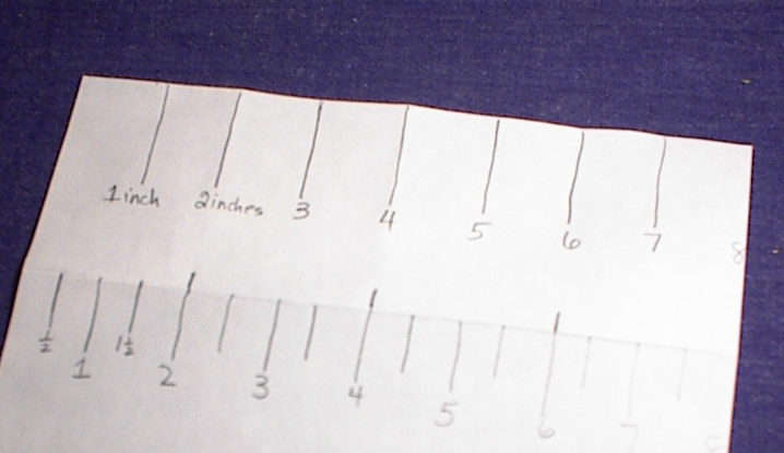 Make A Customery (Inch) Ruler